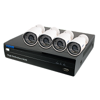 Купить Комплект видеонаблюдения 4-х канальный IP KENO 0404/C KIT(ДАЧА) в Туле