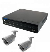 Купить Комплект видеонаблюдения 4-х канальный IP KENO 0402/C KIT(ДАЧА) в Туле