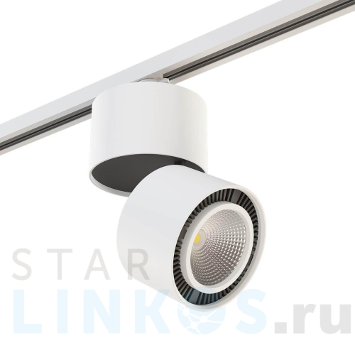 Купить с доставкой Трековый светодиодный светильник Lightstar Forte Muro (592066+213830) A1T213830 в Туле