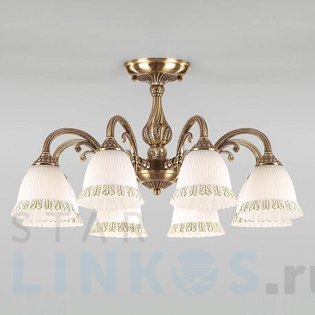 Купить Потолочная люстра Eurosvet Campina 60107/8 античная бронза за 20 300 руб. в Туле фото 2 Купить с доставкой Потолочная люстра Eurosvet Campina 60107/8 античная бронза в Туле фото 2
