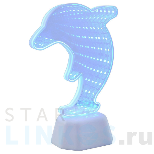 Купить Светильник-ночник OGM Дельфин NL-07 за 356 руб. в Туле Купить с доставкой Светильник-ночник OGM Дельфин NL-07 в Туле