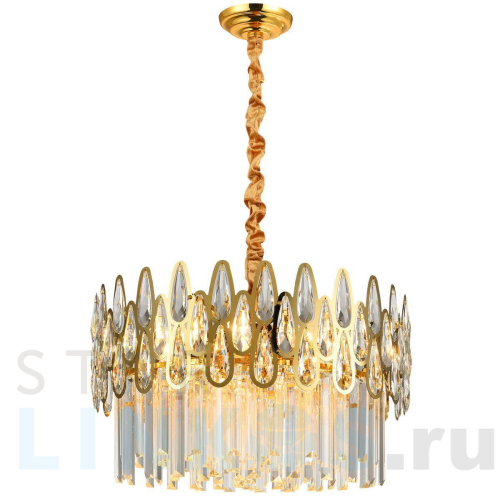 Купить Подвесная люстра Natali Kovaltseva Navis 76019/8C Gold за 24 788 руб. в Туле Купить с доставкой Подвесная люстра Natali Kovaltseva Navis 76019/8C Gold в Туле