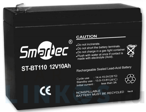 Купить с доставкой Аккумуляторная батарея Smartec ST-BT110 в Туле