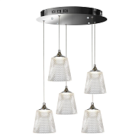 Купить Подвесная светодиодная люстра iLedex Flora WD8007-5 CR в Туле