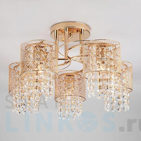 Купить Потолочный светильник Eurosvet 30137/5 золото за 9 050 руб. в Туле фото 2 Купить с доставкой Потолочный светильник Eurosvet 30137/5 золото в Туле фото 2