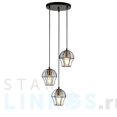 Купить Подвесная люстра Indigo Pallo 10011/3P Black V000187 за 17 380 руб. в Туле фото 2 Купить с доставкой Подвесная люстра Indigo Pallo 10011/3P Black V000187 в Туле фото 2