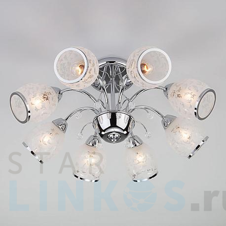 Купить Подвесная люстра Eurosvet 30026/8 хром за 13 300 руб. в Туле фото 2 Купить с доставкой Подвесная люстра Eurosvet 30026/8 хром в Туле фото 2