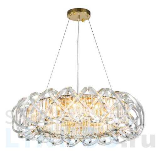 Купить с доставкой Подвесная люстра Indigo BRACCIA 12007/10P Gold V000399 в Туле