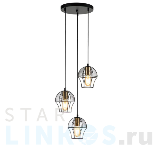 Купить Подвесная люстра Indigo Pallo 10011/3P Black V000187 за 17 380 руб. в Туле Купить с доставкой Подвесная люстра Indigo Pallo 10011/3P Black V000187 в Туле