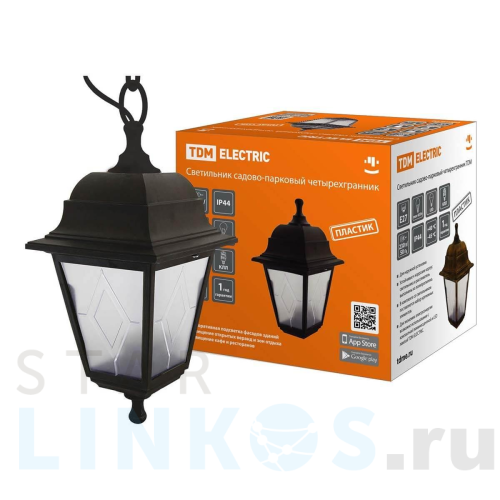 Купить с доставкой Уличный подвесной светильник TDM Electric НСУ 04-60-001 SQ0330-0766 в Туле