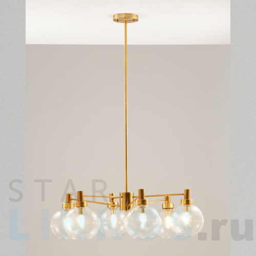 Купить Потолочная люстра Moderli Bizet V10340-6P за 25 990 руб. в Туле Купить с доставкой Потолочная люстра Moderli Bizet V10340-6P в Туле