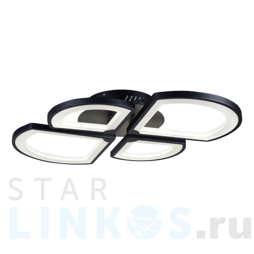Купить Потолочная светодиодная люстра iLedex River X024-4 BK за 15 990 руб. в Туле Купить с доставкой Потолочная светодиодная люстра iLedex River X024-4 BK в Туле