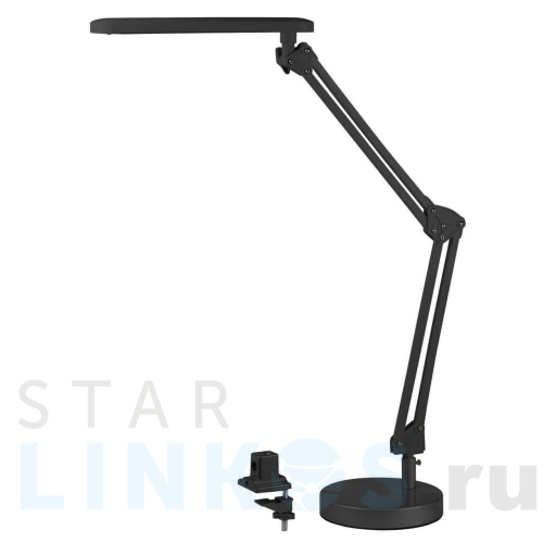 Купить с доставкой Настольная лампа ЭРА NLED-440-7W-BK Б0008000 в Туле