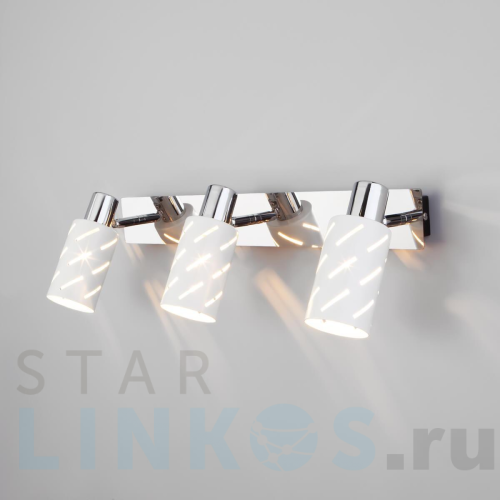 Купить Спот Eurosvet Fente 20090/3 белый/хром за 5 510 руб. в Туле Купить с доставкой Спот Eurosvet Fente 20090/3 белый/хром в Туле