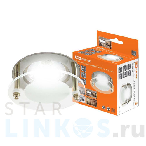 Купить с доставкой Встраиваемый светильник TDM Electric СВ 05-02 SQ0359-0018 в Туле
