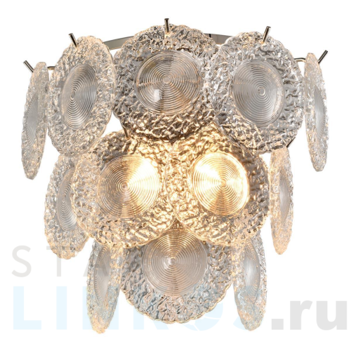 Купить Настенный светильник iLamp Rockfeller W2549-2 NIC за 14 390 руб. в Туле Купить с доставкой Настенный светильник iLamp Rockfeller W2549-2 NIC в Туле