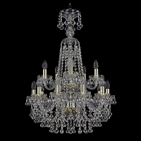 Купить Подвесная люстра Bohemia Ivele 1409/10+5/195/XL-83/2d G в Туле