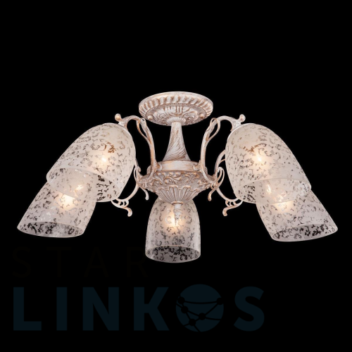 Купить Потолочная люстра Eurosvet 22010/5 белый с золотом за 8 000 руб. в Туле Купить с доставкой Потолочная люстра Eurosvet 22010/5 белый с золотом в Туле