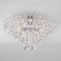 Купить Потолочная люстра Eurosvet 3299/9 хром/прозрачный хрусталь Strotskis в Туле