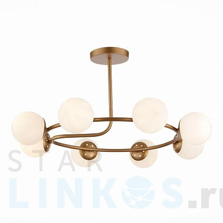 Купить Потолочная люстра Evoluce Calabria SLE220602-08 за 15 410 руб. в Туле фото 2 Купить с доставкой Потолочная люстра Evoluce Calabria SLE220602-08 в Туле фото 2
