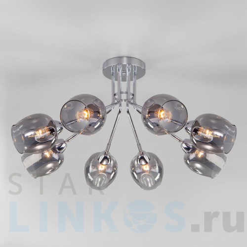 Купить Потолочная люстра Eurosvet Marci 30164/8 хром за 13 400 руб. в Туле Купить с доставкой Потолочная люстра Eurosvet Marci 30164/8 хром в Туле