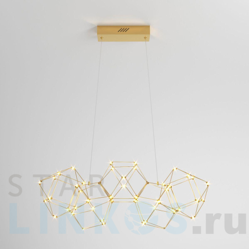 Купить Подвесной светодиодный светильник Eurosvet Uma 90168/5 медь за 36 600 руб. в Туле Купить с доставкой Подвесной светодиодный светильник Eurosvet Uma 90168/5 медь в Туле