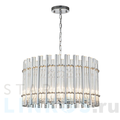 Купить Подвесная люстра Indigo Violino 12025/7P Chrome V000308 за 71 260 руб. в Туле Купить с доставкой Подвесная люстра Indigo Violino 12025/7P Chrome V000308 в Туле