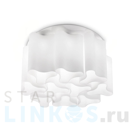 Купить Потолочная люстра Ideal Lux Compo PL10 Bianco 125510 за 187 200 руб. в Туле Купить с доставкой Потолочная люстра Ideal Lux Compo PL10 Bianco 125510 в Туле