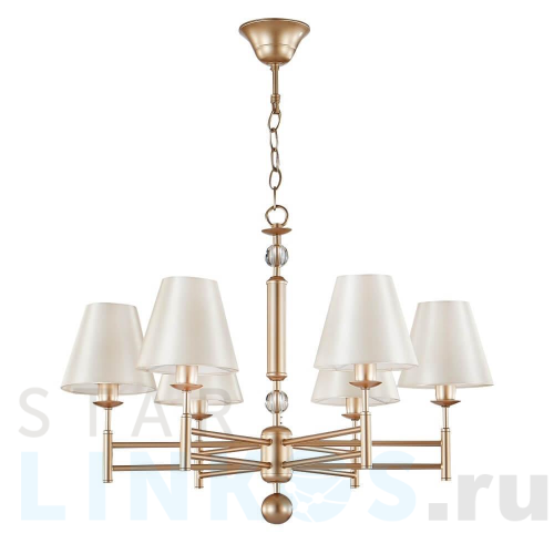 Купить с доставкой Подвесная люстра Crystal Lux FLAVIO SP6 GOLD в Туле