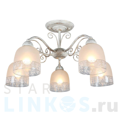 Купить Потолочная люстра Omnilux Ferraro OML-54907-05 за 9 730 руб. в Туле Купить с доставкой Потолочная люстра Omnilux Ferraro OML-54907-05 в Туле