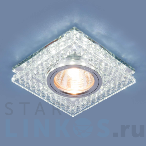 Купить с доставкой Встраиваемый светильник Elektrostandard 8391 MR16 CL/SL прозрачный/серебро a036609 в Туле