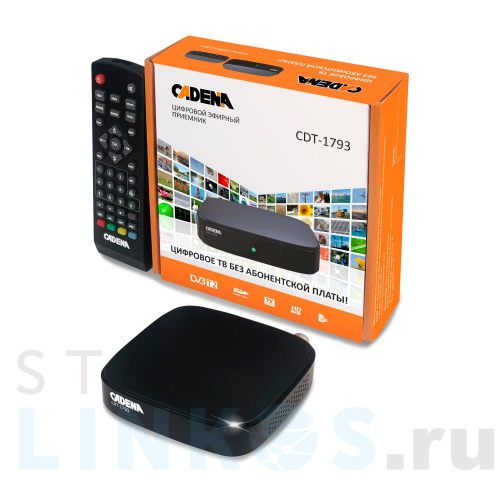Купить Приемник цифровой эфирный CADENA CDT-1793 для телевизора фото 5