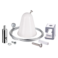 Купить Подвесной комплект с тросом 1.5м для однофазного шинопровода Novotech Port 135022 в Туле