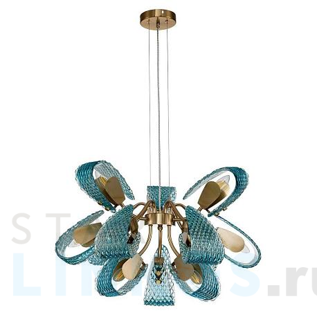 Купить Подвесная люстра Indigo Fless 11033/12P Blue V000340 за 65 550 руб. в Туле фото 2 Купить с доставкой Подвесная люстра Indigo Fless 11033/12P Blue V000340 в Туле фото 2