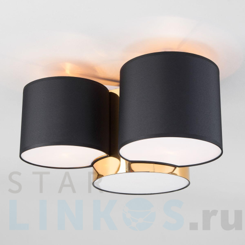 Купить Потолочный светильник TK Lighting 3445 Mona Black/Gold за 24 400 руб. в Туле Купить с доставкой Потолочный светильник TK Lighting 3445 Mona Black/Gold в Туле