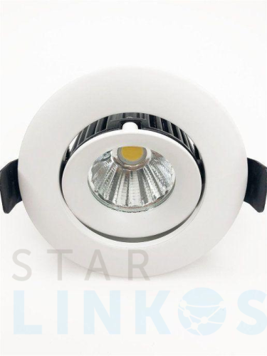 Купить с доставкой Встраиваемый светодиодный светильник Elvan VLS006R-7W-NH-Wh в Туле
