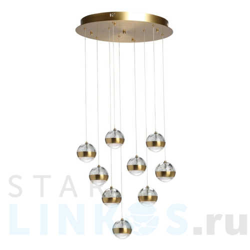 Купить Подвесная светодиодная люстра De Markt Капелия 730010809 за 98 700 руб. в Туле Купить с доставкой Подвесная светодиодная люстра De Markt Капелия 730010809 в Туле