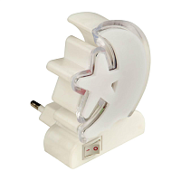 Купить Настенный светодиодный светильник Uniel DTL-301-Месяц со звездочкой/RGB/4LED/0,5W 10314 в Туле