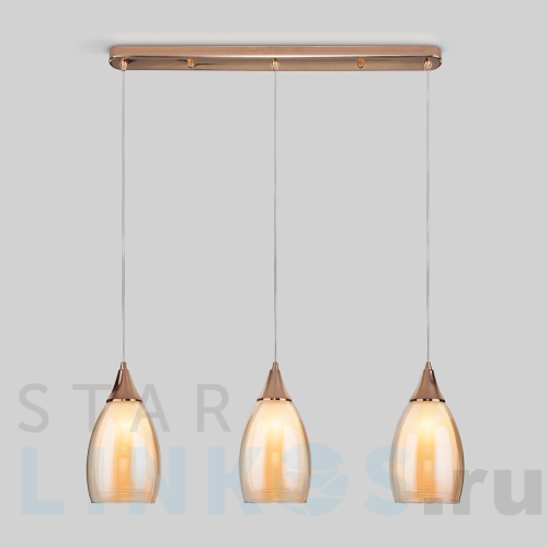 Купить Подвесной светильник Eurosvet Cosmic 50285/3 золото за 14 700 руб. в Туле Купить с доставкой Подвесной светильник Eurosvet Cosmic 50285/3 золото в Туле