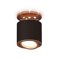 Купить Комплект накладного светильника Ambrella light Techno Spot XS7402120 SBK/PPG черный песок/золото розовое полированное (N7930, C7402, N7005) в Туле