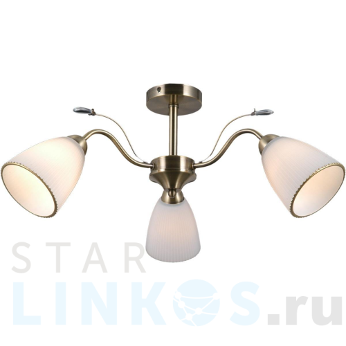 Купить Потолочная люстра Illumico IL0308-3CSQ-29 AB за 3 980 руб. в Туле Купить с доставкой Потолочная люстра Illumico IL0308-3CSQ-29 AB в Туле