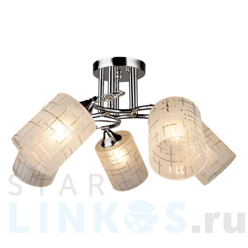 Купить Потолочная люстра IMEX MD.3808-5-S CH за 6 765 руб. в Туле Купить с доставкой Потолочная люстра IMEX MD.3808-5-S CH в Туле