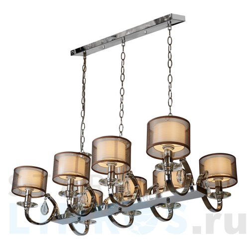 Купить Подвесная люстра iLamp Mario RM16001/8PCR за 54 090 руб. в Туле Купить с доставкой Подвесная люстра iLamp Mario RM16001/8PCR в Туле