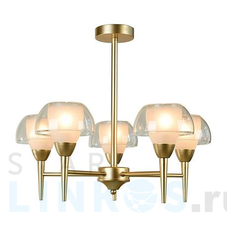 Купить Потолочная люстра MyFar Silvia MR1300-5P за 17 895 руб. в Туле фото 2 Купить с доставкой Потолочная люстра MyFar Silvia MR1300-5P в Туле фото 2