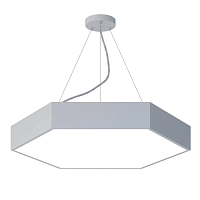 Купить Подвесной светодиодный cветильник Geometria ЭРА Hexagon SPO-121-W-40K-038 38Вт 4000К белый Б0050550 в Туле