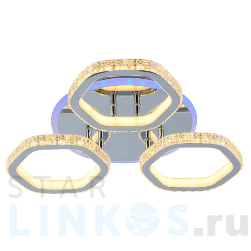 Купить Потолочная светодиодная люстра Profit Light 8046/3 CHR за 5 253 руб. в Туле Купить с доставкой Потолочная светодиодная люстра Profit Light 8046/3 CHR в Туле