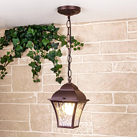 Купить Уличный подвесной cветильник Elektrostandard Apus H шоколад GL 1009H a043114 в Туле