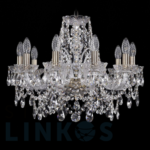 Купить Подвесная люстра Bohemia Ivele 1411/10/195 Pa за 45 897 руб. в Туле Купить с доставкой Подвесная люстра Bohemia Ivele 1411/10/195 Pa в Туле