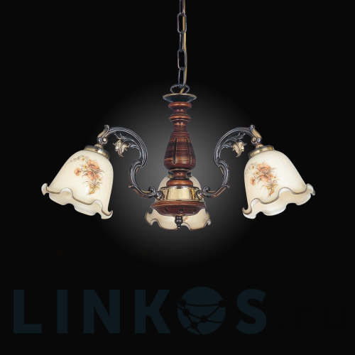 Купить Подвесная люстра Reccagni Angelo L.965/3.DEC за 42 692 руб. в Туле Купить с доставкой Подвесная люстра Reccagni Angelo L.965/3.DEC в Туле