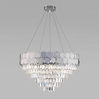 Купить Подвесная люстра Eurosvet Ariana 10124/8 хром/прозрачный хрусталь Strotskis Smart в Туле